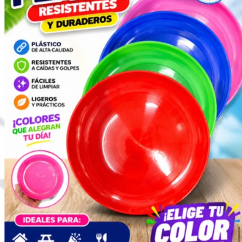 PLATO DE PLASTICO