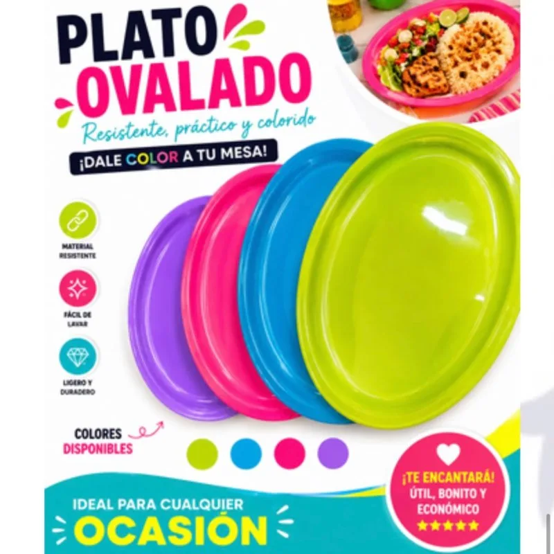 PLATO OVALADO