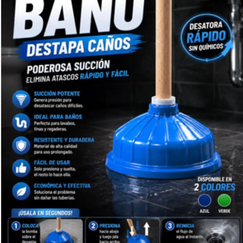 BOMBA DESTAPA CAÑO