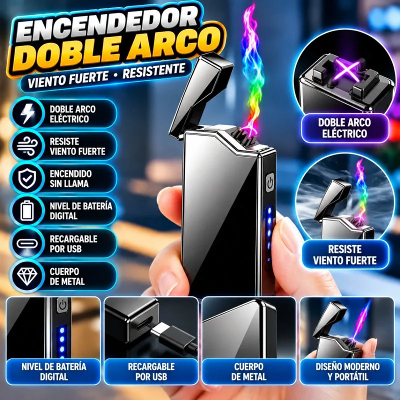 ENCENDEDOR ELECTRICO DOBLE ARCO